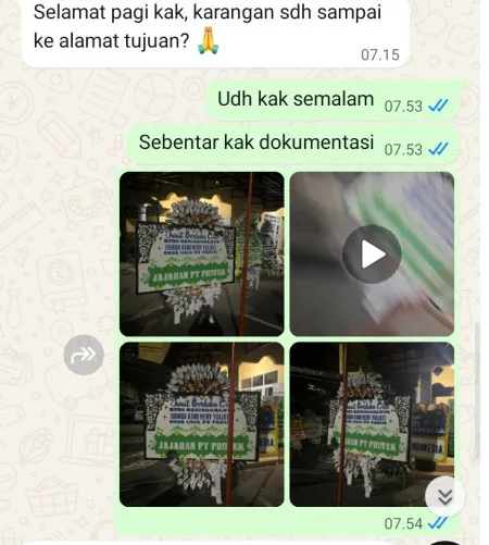 Pengiriman Papan Bunga Selamat Wedding Organizer Jakarta