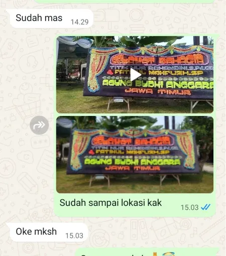 Pengiriman Papan Bunga Wedding Organizer Jakarta