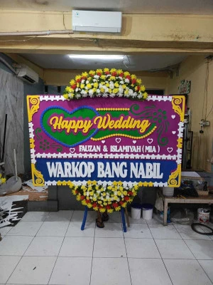 Papan Bunga di Wedding Organizer Jakarta