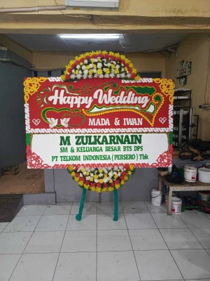 Papan Bunga di Wedding Organizer Jakarta